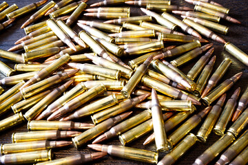 AR 15, NATO 556 rounds for a rifle