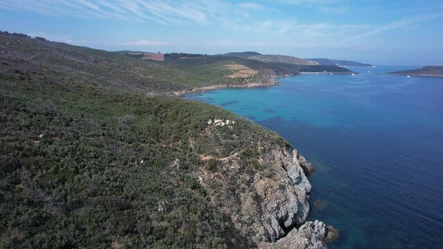 vue depuis le Cap Lardier - Var 