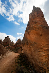 Cappadocia is one of the most famous touristic regions of Turkey. The Rock Sites of Cappadocia are UNESCO World Heritage sites. Location; Devrent Valley. 