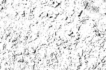 Rustic cracked vector texture with many cracks and scratches. Abstract background. Broken and damaged surface. Aged backdrop. Vector graphic illustration with transparent white. EPS10.