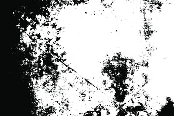 Rustic grunge vector texture with grain and stains. Abstract noise background. Weathered surface. Dirty and damaged. Detailed rough backdrop. Vector graphic illustration with transparent white. EPS10.