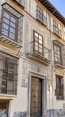 Obraz premium centre ville, cathédrale, églises et rues de Grenade en Andalousie