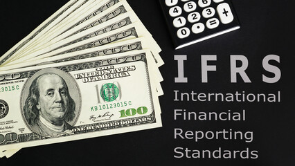 International Financial Reporting Standards IFRS is shown using the text