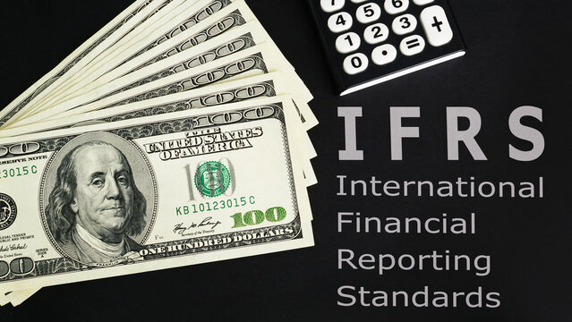 International Financial Reporting Standards IFRS is shown using the text