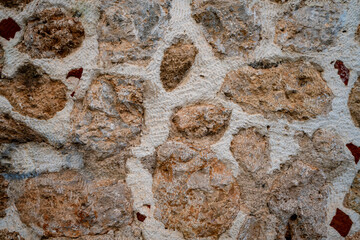 Old Stone Wall Texture.  Brick Background