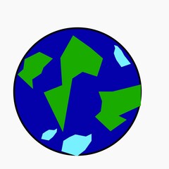 recycling symbol on white background