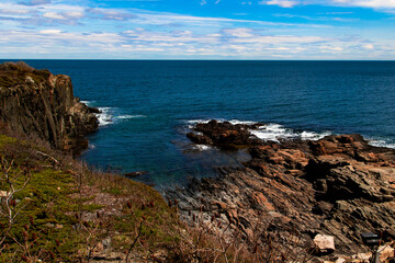 Tidal pool by the cliff