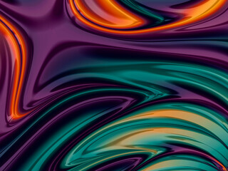 Computer generated abstract colorful fractal artwork for creative design