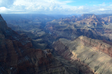 Scenic Buttes and Ridges in the Grand Canyon