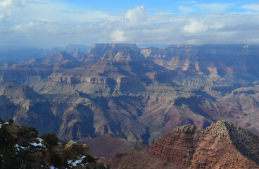 Fototapeta na wymiar Lovely Geological Landscape the Grand Canyon in Arizona