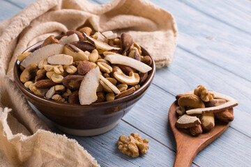 Mix de castanhas e coco