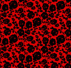 Seamless flowers pattern, floral print.
