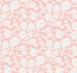 Fototapeta premium Seamless flowers pattern, floral print.