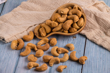 Castanhas de caju, em 28 de fevereiro de 2022, em Cuiabá, Mato Grosso.