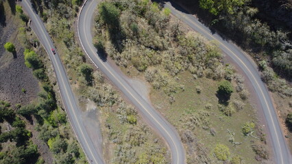 Fototapeta premium Rowena Lookout S curves HoodRiver Oregon