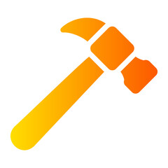 hammer gradient icon