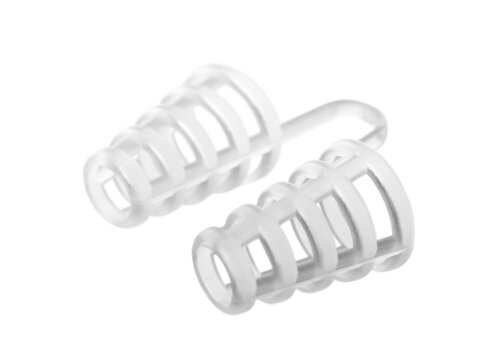 Anti-snoring device for nose isolated on white