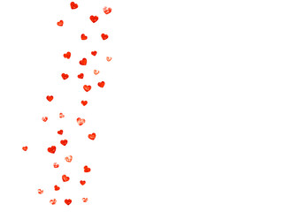 San Valentin Sale Background. Beautiful Sparkle For Mother. Vintage Frame. Rose Art Backdrop. Handdrawn Wallpaper For Girl. Red Romance Border. Pink San Valentin Sale Background.