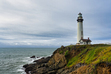 Fototapeta na wymiar Pigeon point lighthouse, california