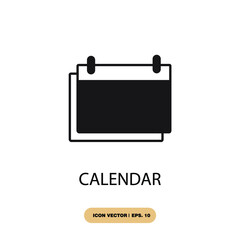 calendar icons  symbol vector elements for infographic web