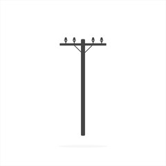 Power line Icon illustration vector