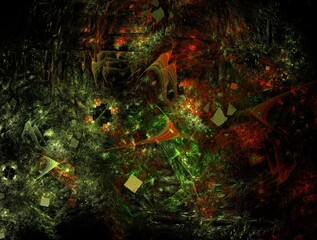Imaginatory fractal abstract background Image