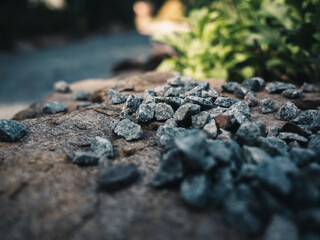 close up of rocks
