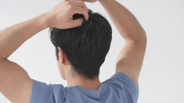 男性・髪