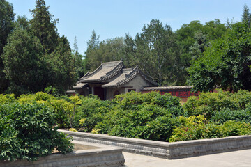 chinese temple in the park