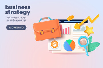 Data analytics, dashboard and business finance report. investment or SEO