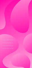 Fototapeta na wymiar Pink wallpaper. Beautiful light pink abstract mobile wallpaper design with fluid shapes and dots