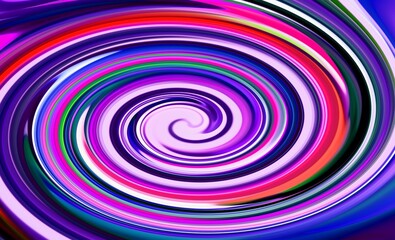 mesmerizing abstract hypnotic colorful purple red oval spiral background