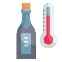 temperature flat icon