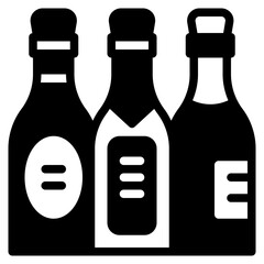 bottle glyph icon