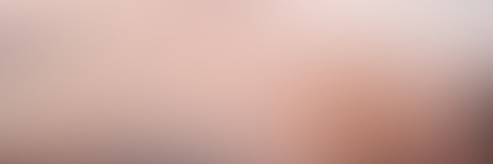 Soft gradient Banner with Smooth Blurred beige gray pastel colors