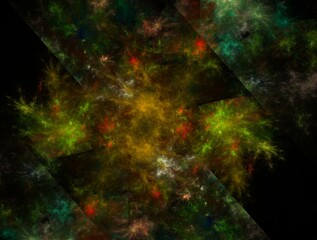 Imaginatory fractal abstract background Image