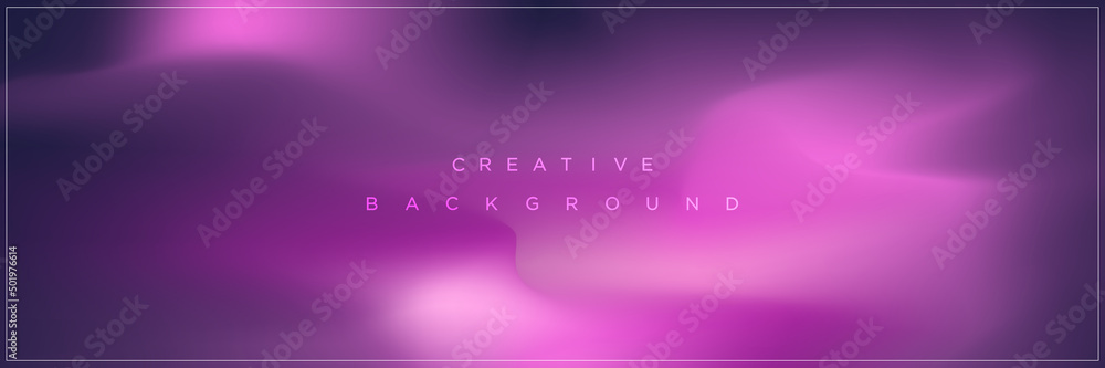 Wall mural modern abstract gradient purple banner background