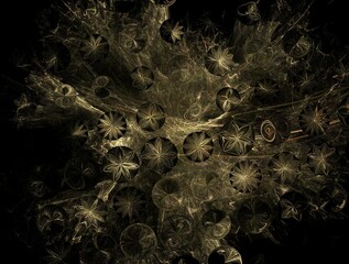 Imaginatory fractal abstract background Image