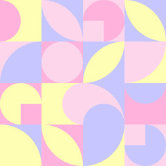 Geometry minimalistic artwork with simple shapes. Abstract vector pattern design in Scandinavian style for branding. illustration vector 10 eps.