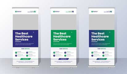 Medical Services Roll up Banner