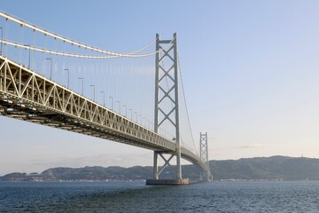 兵庫県立舞子公園から見た明石海峡大橋