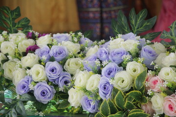 wedding bouquet of roses