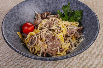 Italian Pasta with roast beef