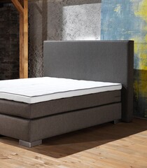 Bed Base with mattress in room 
