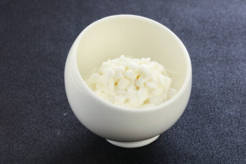 Dietary granulated cottage cheese for breakfast
