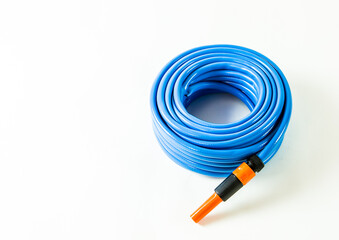rubber hose with nozzle , in studio Chiangmai Thailand.