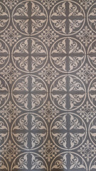 pattern floral Azulejo patchwork mosaic tile wallpaper vintage background geometric tiles