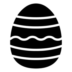 easter egg icon vector illustration