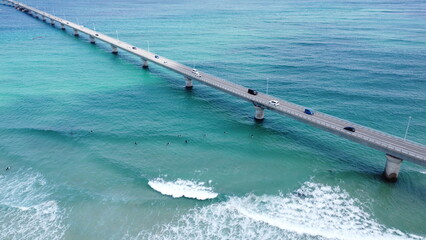 角島大橋GW2022　ドローン 空撮！サファーとコバルトブルの海　#サーフィン　#つのしま #山口県