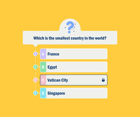 Quiz, Exam, Social media quiz game template & background, Question, Objective question for team building activities, Assessment